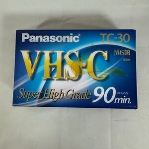 Panasonic TC-30 VHS-C‎ Super High Grade 90 min Compact Videocassette